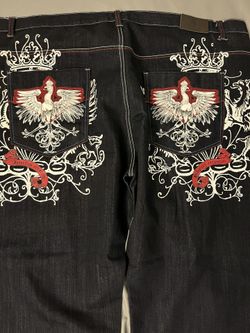 Y2K Like ED HARDY, AFFLICTION baggy jeans