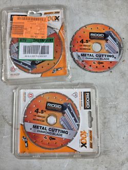 New RIDGID
4.5 in. Metal Segmented Rim Cutting Diamond saw