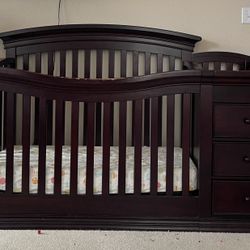 Crib (comes With Bed, Like New)