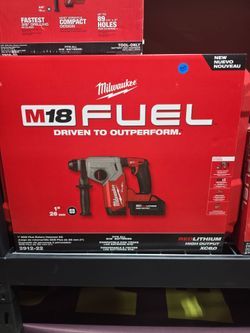 M18 Fuel 1" SDS PLUS Rotary Hammer Kit
