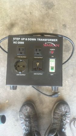 Qty 5 Step up & down transformers