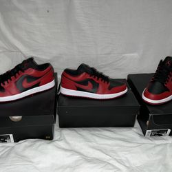 Jordan 1 Low Reverse breads Sz 11, , ,13