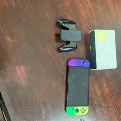  Nitendo Switch Oled Splatoon Edition 