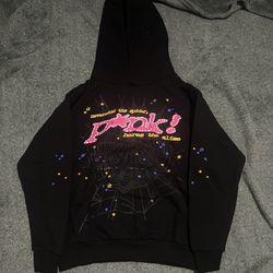 Sp5der Pink Hoodie New 