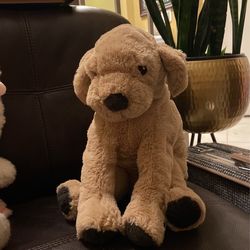 Golden puppy stuffed animal