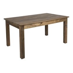 Rustic Solid Pine Dining Table 