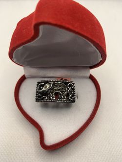 SWISS MARCASITE ELEPHANT RING