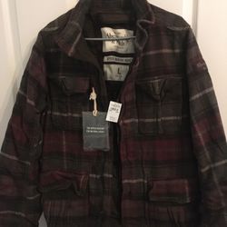 Abercrombie & Fitch Upper Hudson Italian Wool Jacket - Large