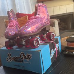 Sure Grip Pink Skates