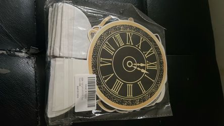 New Year's Eve Clock Cutout Decorations Pack