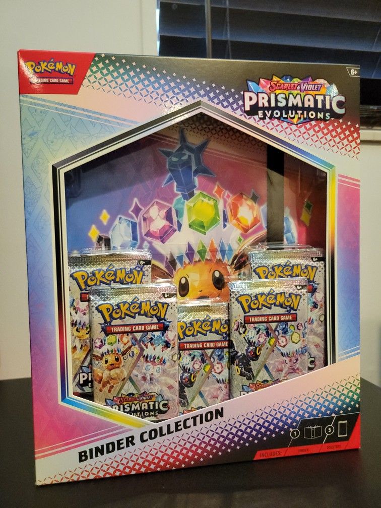 Prismatic Evolutions Binder- Pokemon Cards