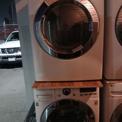 Lg Lavadora Y Secadora Eléctrica   