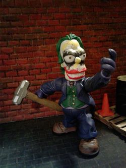 Homer Simpson The Joker action figure