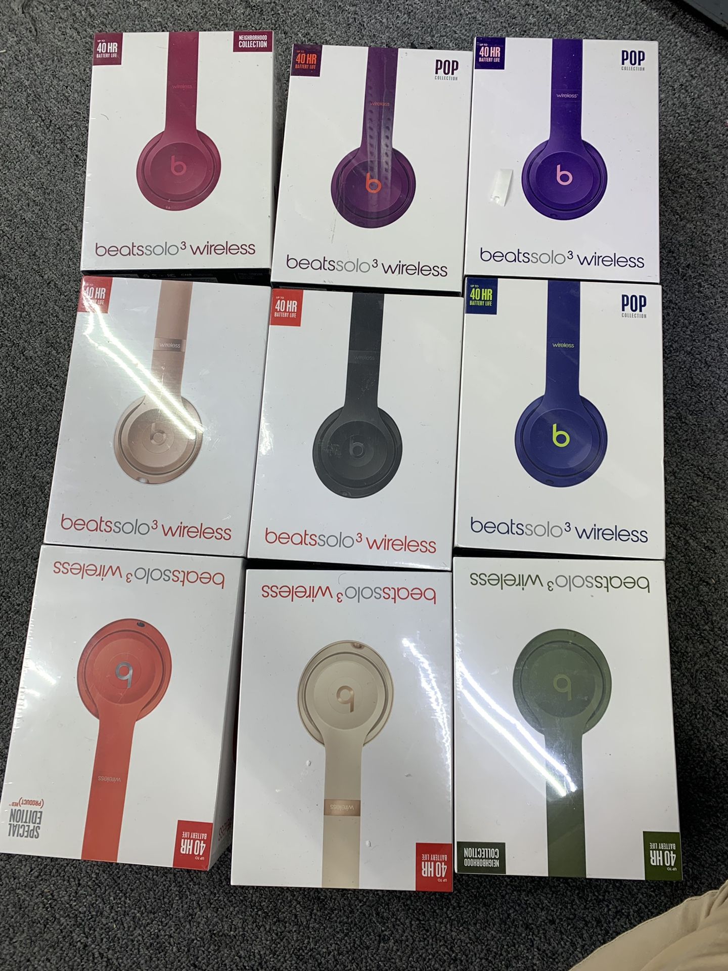 Beats solo 3 wireless new with one year warranty