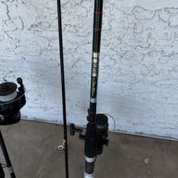 6’6 Fishing Rod (the one on the right) Black And Red 