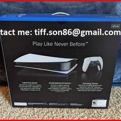 PS5 Brand New Factory Sealed!