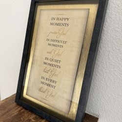 Faith Wall Art – Inspirational Christian Quote