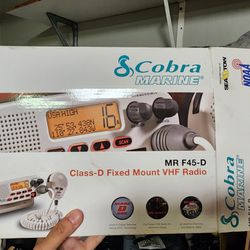 Cobra Marine Radio New! Fixed Mount 