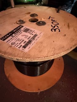 #2 THHN wire 350ft single stranded copper cable