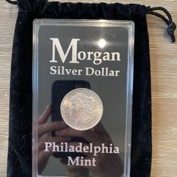 1921 Morgan Silver Dollar – Philadelphia Mint – Premium Display Case – Sharp Detail!