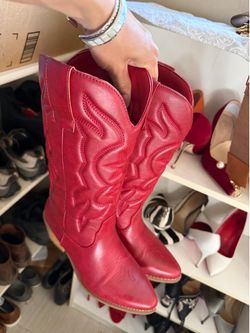 Size 7 Red Cowgirl Boots