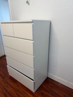 White dresser