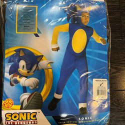 Sonic the Hedgehog  Unisex Halloween Costume Youth Child’s Kid’s Medium 7 8