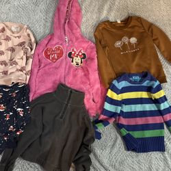 Minnie Mouse Jackets And Sweater Bundle Size 5t