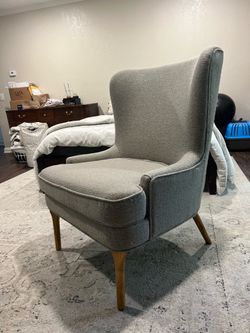 Threshold wing back chair