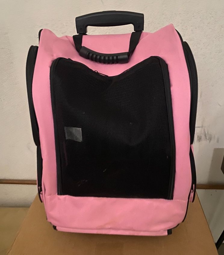 Pet Carrier Wheels Backpack