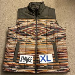 Ariat Quilted Puffer Vest XL