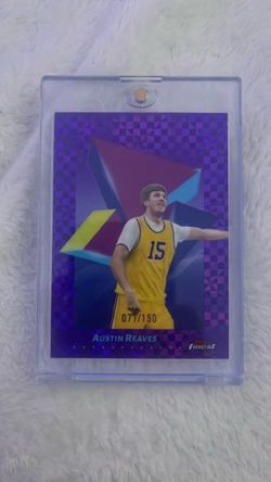 Austin Reaves Topps Finest Purple Refractor /150