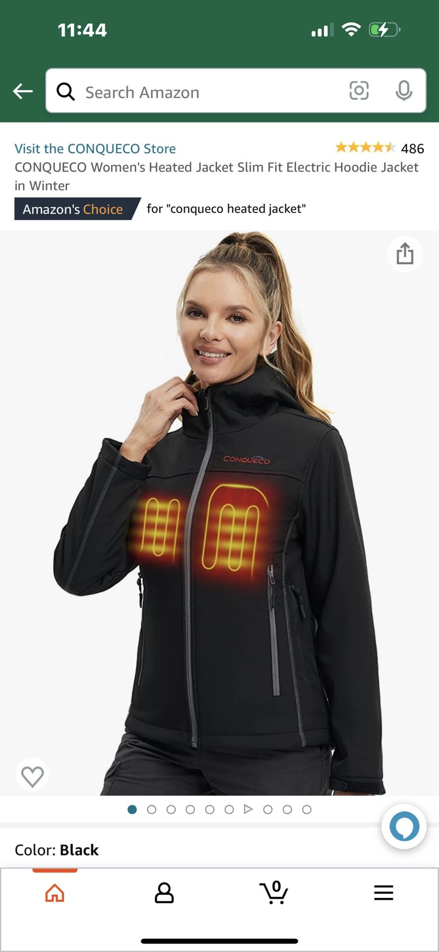 CONQUECO Women's Heated Jacket