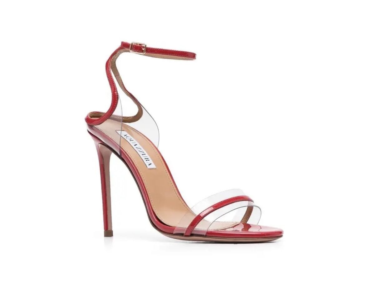Aquazurra Red Patent Leather Heels Size 40