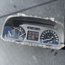 Honda Civic Hatchback 5 Speed 91 Instrument Cluster OEM (153K Miles)