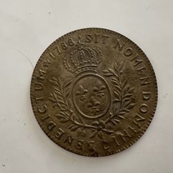 Vintage “Sit Nomen Domini 1 Benedictine” Translates Below