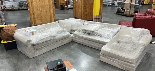 Sectional 4 Piece Couch - Neutral Color