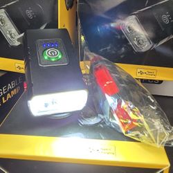RECHARGEABLE BICYCLE LAMP USB HEADLUGHT &TAIL LIGHT