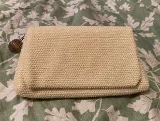 Vintage Corde' Bead Clutch Purse