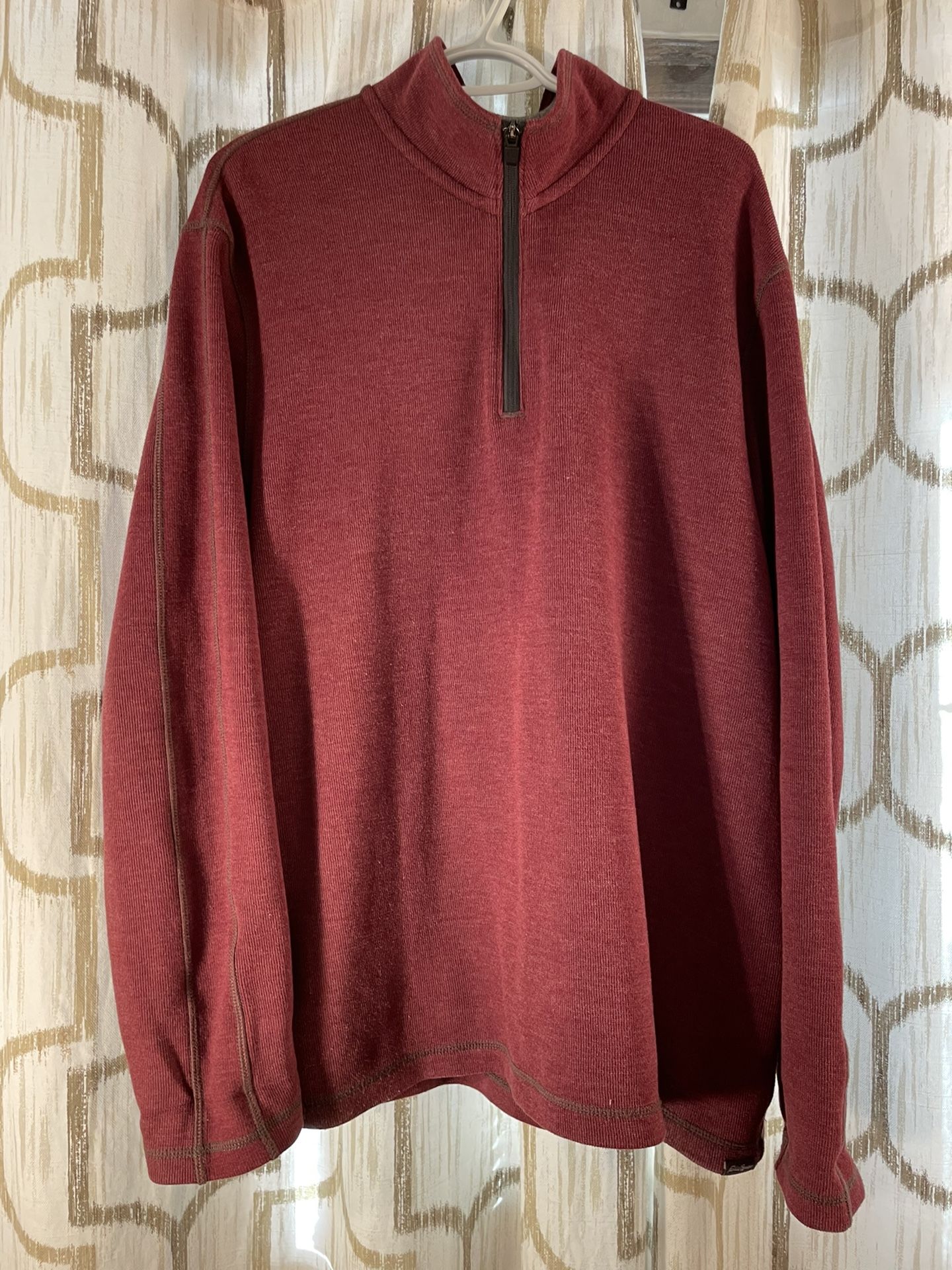 Men’s XL Eddie Bauer heavyweight 1/4 zip sweatshirt