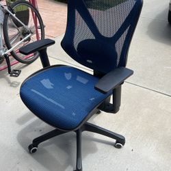 Office Chairs Blue N Black 