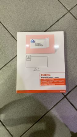 Staples Laser/Inkjet Shipping Labels 