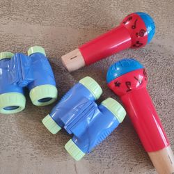 Toys Hape Microphones/ Binoculars  $2.00 Each