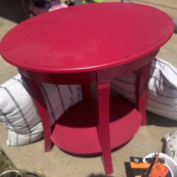 Pink Bedside Table 