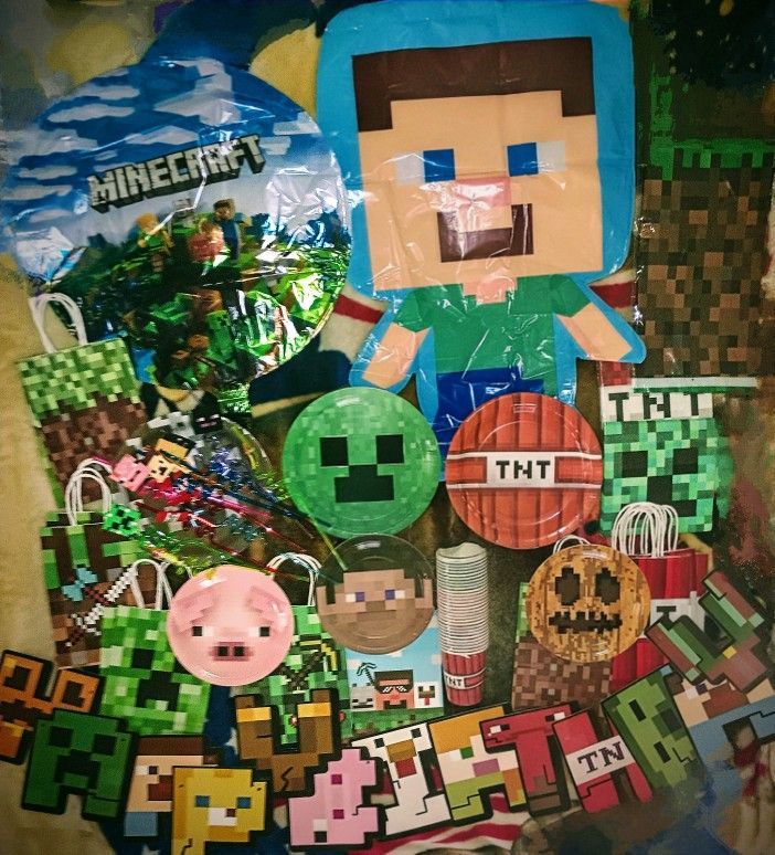 Minecraft Birthday Party Supplies