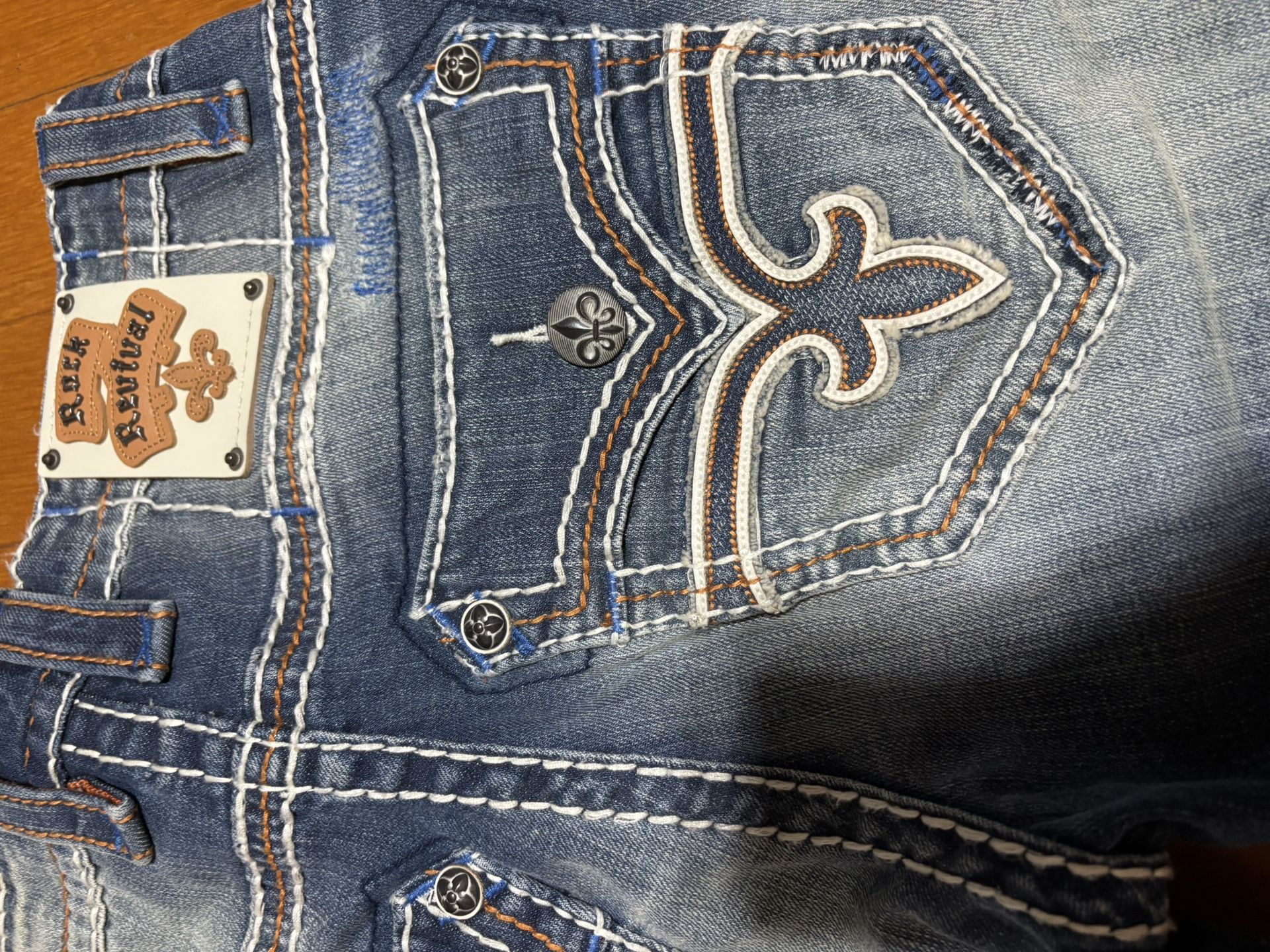 Rock Revival Men Shorts “Dan” Size 32 NWOT