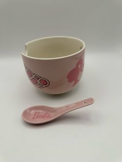 Barbie Ramen Noodle Bowl With Spoon No Chopsicks