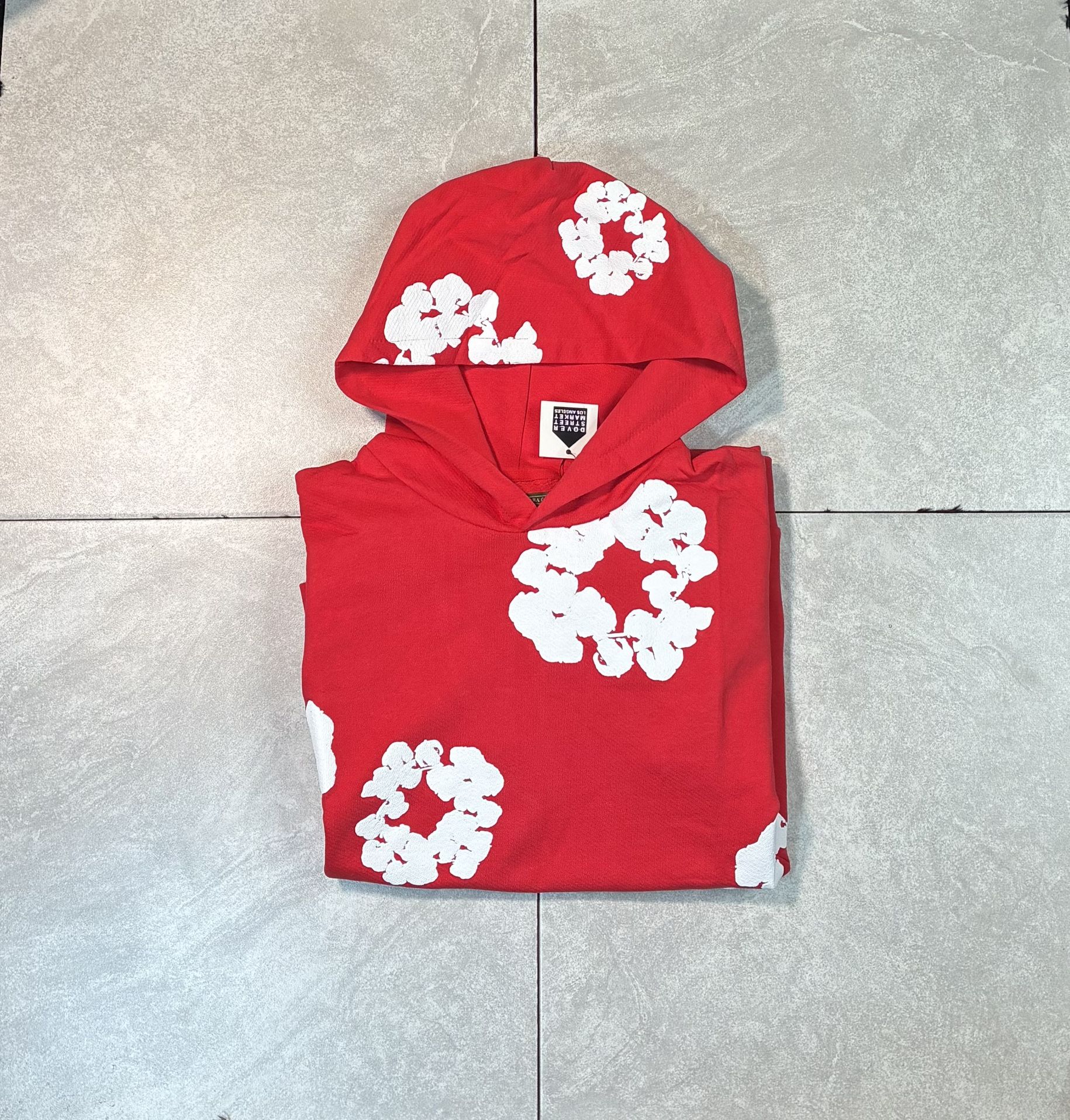 Red Denim Tears Hoodie (Med) High Quality