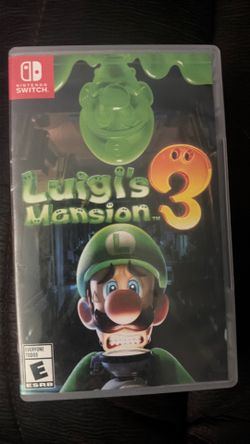 Nintendo switch Luigi’s Mansion game