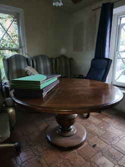 Round Solid Wood Table